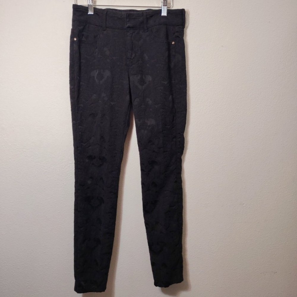 Sundance Black Lace Skinny Pants 4